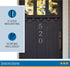 843326 4-Inch 6 Distinctions by Hillman Brushed Nickel Flush-Mount House Number