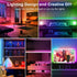100ft, TJOY LED Lights for Bedroom RGB Color Changing Led Strip Lighting with Remote and Smart APP Control, Music Sync
