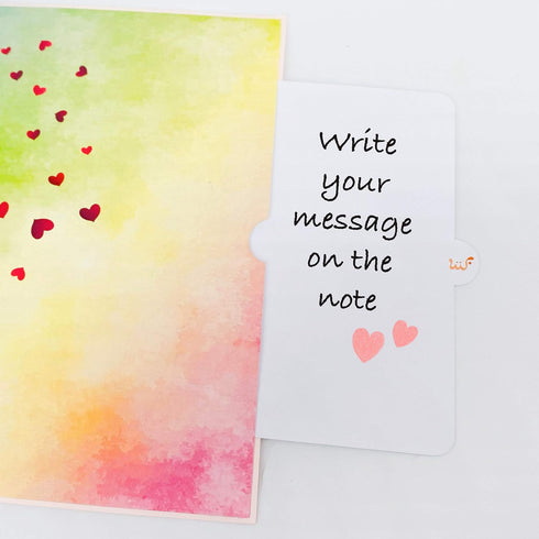 Liif 3D Pop Up Card, Lesbian Love Tree Greeting Card for Valentine's Day, Anniversary, LGBT, Wedding