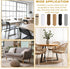 24Pcs PATIKIL Knitted Chair Leg Floor Protector, White Furniture Chair Leg Socks Small Furniture Covers for Hardwood