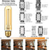 Dimmable E26 Bulb 4W Bulb 40 AC120V Bulb 2200K 250lm T10 Bulb E26 Bulbs 6Pack LiteHistory LED Equal Edison Watt Tubular
