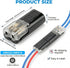 CMLY 20Pcs 2 Double Wire Plug in Connector, Pin LED Light Strip Low Voltage Connector with Locking Buckle, Quick