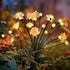 PEVOROS Solar Garden Lights, Warm White LED Swaying Solar Flowers Light for Outside,