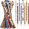 Teling 32 Pcs Western Cowboy Cowgirl Pencils for Kids, Fun Cowboy Theme Decorative Pencils