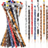 Teling 32 Pcs Western Cowboy Cowgirl Pencils for Kids, Fun Cowboy Theme Decorative Pencils