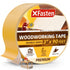 XFasten Double Sided Woodworking Tape, 3-Inch by 30 Yards Yellow CNC Machine Tape for Woodworking