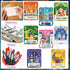 8 Sets HOWAF Eid Mubarak Money Holder Cards for Cash Gift, Muslim Ramadan Greeting Card with Plastic Cover and Adhesive