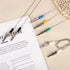 Tinoaly 10pcs 48cm/18.89in (5 Dental Bib Holder Clip, Napkin Alligator Holders with Chain Neck Lanyard for Restaurant