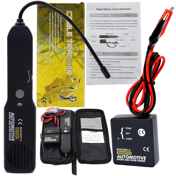 MuNanshan Cable Tracker Electrical, EM415 PRO Automotive Short & Open Finder, Wire Tracer