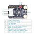 Temperature and Humidity Sensor Compatible with Raspberry Pi/Arduino Motherboard. Onboard SHT31-DIS-F chip, for Industrial Production, Weather Monitoring, Agricultural Monitoring, etc.