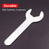 12PCS Single Open Ended Wrench Set, Silver Flat Spanner Combination for Limited Space