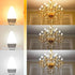 hansang E12 LED Candelabra Bulbs, 3000K Soft White, 6W (60Watt Equivalent), B11 Ceiling Fan Bulbs, 600 Lumen,