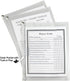 C-Line Zip 'N Go Expanding Portfolio, Letter Size, 200-Sheet Capacity, Clear, 3 per Pack