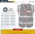 JKSafety 9 Pockets High Visibility Safety Vest for Men and Women, Hi-Vis Reflective Black Safety Vests