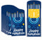 Big Dot of Happiness Hanukkah Menorah Gift Card Holders with Envelopes, Chanukah
