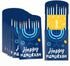 Big Dot of Happiness Hanukkah Menorah Gift Card Holders with Envelopes, Chanukah