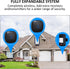 METAK 1 1 Wireless Motion Sensor Alarm Indoor, PIR Detector + Receiver, Movement Activated Doorbell Chime for Home
