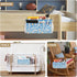 Christmas Bedside Essentails Pocket with two mesh bag Table Cabinet Storage Organizer for Bunk and Hospital Beds Dorm