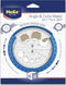 Helix Angle and Circle Maker with Integrated Circle Templates, 360 Degree, 6 Inch / 15cm, Assorted Colors