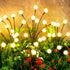 vignuto Solar Lights Outdoor Waterproof 4 Pack of 32 LEDs Garden Patio Firefly