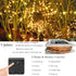 Joomer Solar String Lights Outdoor, 2Pack 100ft 300LED Waterproof Fairy Lights for Garden Decoration (Warm White)