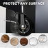 Office Chair Wheels for Carpet and Hardwood Floors, Heavy Duty Casters, Rubber Rollers Replacement, Black