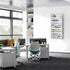 EasyPAG Mesh Wall File Holder, 11 Tier Office Hanging File Organizer, Silver Magazine Mails Rack for Papers and