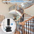 Stair Balusters Iron Baluster Shoes with Screw for 1/2" Square Balusters, Satin Black, 12 Pcs, Copper Wrought Iron