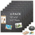Large Gray Felt Pinboard Bulletin Boards, 12"x12"-1/2" Thick Cork Board with Push Pins & Dowel Pins
