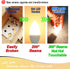 E12 T6 C7 40 Bulbs 4000K 450lm 4W 120Volt E12 Bulb Non-Dimmable, 4 Pack Heifymi Watt Equivalent LED Natural White Small