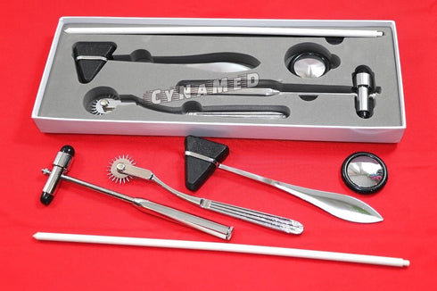 4 set Hammer set hammer hammer New Premium Neurological Diagnostic pcs Reflex Pinwheel, Taylor Queen Square, & Buck