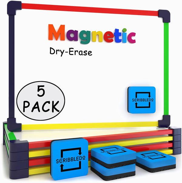 Magnetic Dry Erase Board for Kids, Whiteboard 9” x 12”, Includes White Board for Writing Learning & Drawing Art