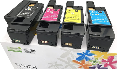 Remanufactured Toner Cartridge for Xerox Phaser 6020, 6022, Workcentre 6027, 6025 (Black, Cyan, Magenta, Yellow)