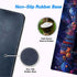 FZAZMLT 31.5x11.8 Inch Purple Bookshelf Large Mouse Pad Floral Books Magic Fantasy Witchy Mousepad XL Large Gaming