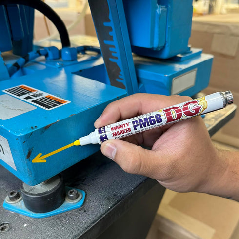 PM-68 8-Pack DG Paint Markers, Heavy Duty Industrial Paint Markers, Ketone-Based, Xylene Free, Quick Dry, Degrease