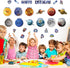 Space Birthday Bulletin Board Decorations Set, Solar System Themes, Classroom Birthday Chart Decor
