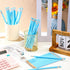 Tinlade 50 Pcs Triangular Grip Pencils HB Graphite Pencil Pack with Eraser for School Drawing Sketching Bridal Baby