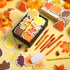 Pasimy 24 Set Fall Sticky Notes and Pens Set - Classroom Gifts, Fall Party Favors, Thanksgiving Pens, Pumpkin Maple