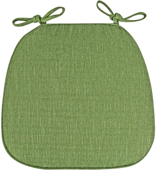 GWTYR Grass Green,1 Set,Chair Cushion Memory Foam Chair Pads with Ties and Backing,