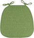 GWTYR Grass Green,1 Set,Chair Cushion Memory Foam Chair Pads with Ties and Backing,