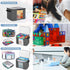 6pcs Rexmica Board Game Storage Bag with Zipper Bags, Board Game Organizer and Storage with Cover for Office Supplies