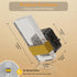 3000K 0-100lm 2-Pack JandCase Night Lights Plug into Wall, Dusk to Dawn Sensor, Soft White LED, Acrylic Bubble Design