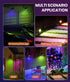 1 Pack IP67,Spotlights 6 Changing+10 Solar Outdoor Lights Waterproof Colors Lighting Modes Christmas Easter Solar