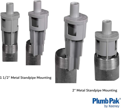 Plumb Pak PP855-69 Plastic Water Softener Air Gap - 2 in. for Standpipes