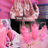 Sotica Wash Bottles: 3pcs Pink Squeeze Bottles, 8oz Narrow Mouth Squirt Bottles for Tattoo and Lab