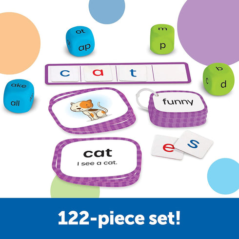 Set 122 5+, Learning Resources Skill Builders! Kindergarten Reading Activity - Pieces, Ages Back to School Essential