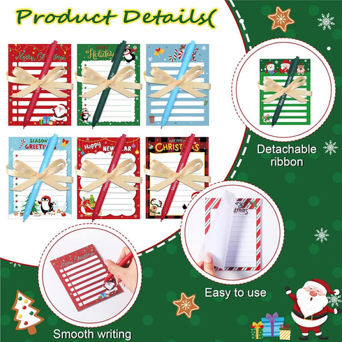 Yeaqee 12 Set Employee Appreciation Gifts, Motivational Sticky Notes & Pens for Office Supplies