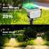 1 Pack 3 2-in-1 nipify Solar Spot Lights Outdoor Motion Sensor with Modes,Solar Spotlights Outdoor Waterproof Auto