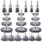Rocaris 24 PCS Wire Wheel Brush for Drill , Carbon Steel Drill