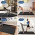 Placoot Office Chair Mat for Hardwood Floor, 55"x35" Large Anti-Slip Computer Chair Mat for Home Office